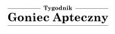 Goniec Apteczny - logo czarne